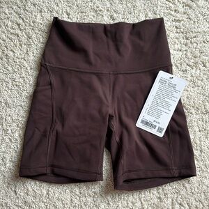 Lululemon Wunder Train Biker Shorts